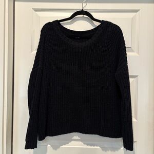 Express Black Cable Knit Sweater